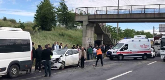 Çorlu'da Zincirleme Trafik Kazası: 4 Yaralı