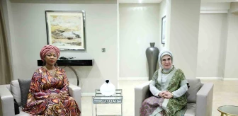 Emine Erdoğan, Sierra Leone Cumhurbaşkanı'nın eşiyle görüştü