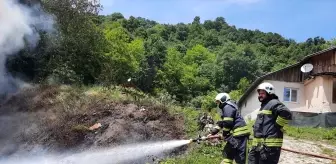 Gölcük'te Besis Çiftliğinde Çıkan Yangın Hasara Yol Açtı