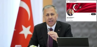 İçişleri Bakanı Yerlikaya, Ayhan Bora Kaplan soruşturmasına yönelik paylaşımını profiline sabitledi