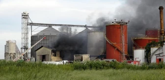 Lüleburgaz'da Atık Yağ Fabrikasında Yangın Çıktı