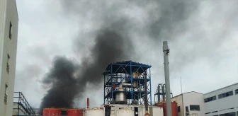 Lüleburgaz'da Atık Yağ Fabrikasında Yangın Çıktı