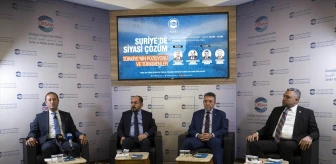 ORSAM'dan Suriye'de Siyasi Çözüm Paneli