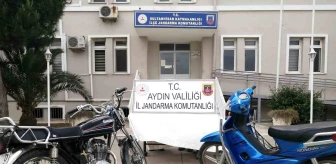 Aydın'da aranan şahsa yönelik operasyonda 2 motosiklet ele geçirildi