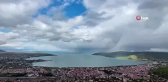 Yağmur ve dolu altında saatlerce 'gökkuşağı'nı beklediler