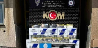 Tekirdağ'da Kaçak Tütün ve Sahte İçki Operasyonu