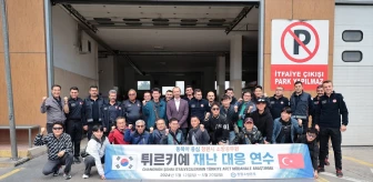 Güney Kore İtfaiye Ekipleri Nevşehir Belediyesi İtfaiye Müdürlüğünü Ziyaret Etti