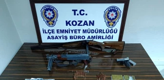 Adana'da yapılan operasyonda silah ve uyuşturucu ele geçirildi