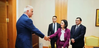 Kültür ve Turizm Bakanı Mehmet Nuri Ersoy, Ermenistan Eğitim, Bilim, Kültür ve Spor Bakanı Zhanna Andreasyan ile görüştü