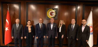 SGK Samsun İl Müdürü Ünal Kaya, Samsun TSO Başkanı Murzioğlu'nu ziyaret etti