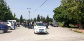 Orhaneli'de 19 Mayıs etkinlikleri kapsamında motosiklet turu düzenlendi