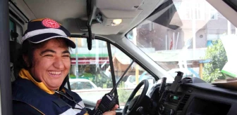 Engelliler Haftası'nda hayal gerçek oldu: Engelli genç kız ambulansla tur attı