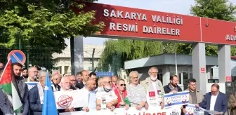 Sakarya'da İsrail'in devlet olarak tanınması kararı protesto edildi