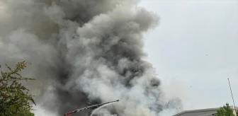 Uşak'ta Tekstil Fabrikasında Yangın Çıktı
