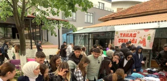 Zonguldak Meslek Yüksekokulu ve Zonguldak Kent Konseyi İş Birliğiyle Takas Şenliği Düzenlendi