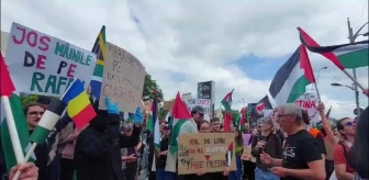 Bükreş'te Filistinliler Nakba'yı protesto etti