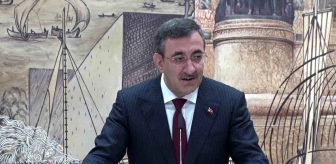 Cumhurbaşkanı Yardımcısı Cevdet Yılmaz, Türk Yatırım Fonu Guvernörler Kuruluşu toplantısında konuştu