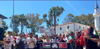 Muğla'da Filistin'e Destek Yürüyüşü Düzenlendi