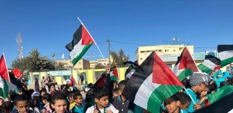 Moritanya'daki TMV Okulu Öğrencileri Gazze İçin Yürüdü