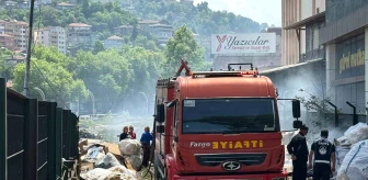 Zonguldak'ta Acılık semtinde çıkan yangın kontrol altına alındı