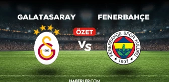 Galatasaray Fenerbahçe maç özeti ve golleri izle! (VİDEO) GS FB maçı özeti! Golleri kim attı, maç kaç kaç bitti?