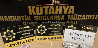 Kütahya'da Uyuşturucu Ticareti Yapan Şüpheli Gözaltına Alındı