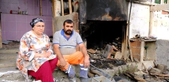 Samsun'da Yangında Evleri Küle Dönen Aile Destek Bekliyor