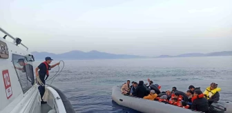 Kuşadası'nda 20 düzensiz göçmen kurtarıldı