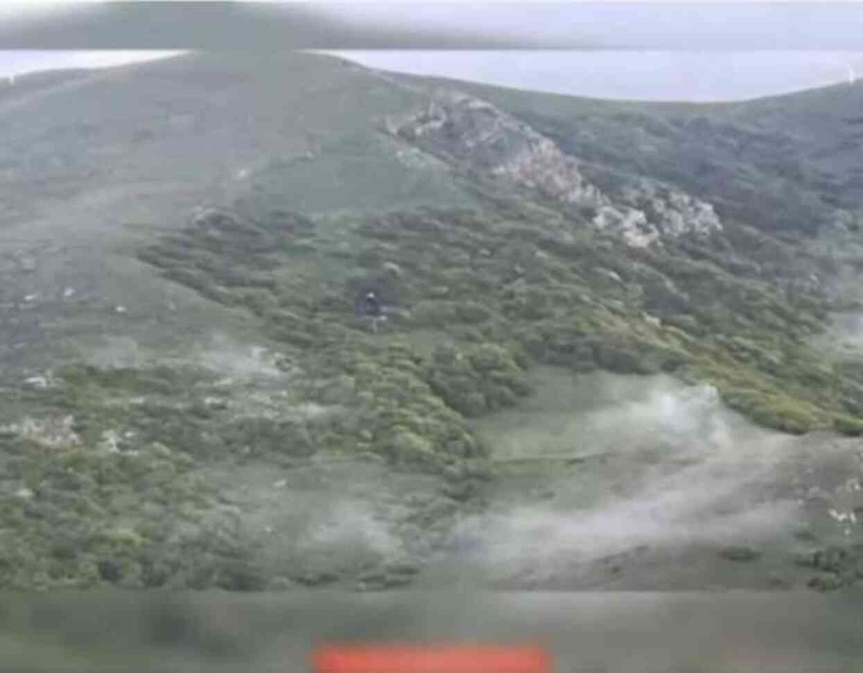 İran Cumhurbaşkanı Reisi'yi taşıyan helikopterin enkazından ilk görüntüler