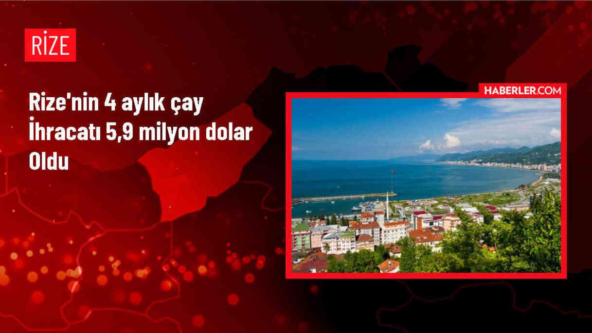 Rize'den Yılın İlk 4 Ayında Çay İhracatı Yüzde 13 Arttı