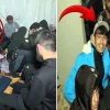 24 illegal immigrants caught in an operation! They continued to eat nuts despite the police raid