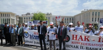 Cizre'de İşten Çıkarılan Belediye Çalışanları Çadır Nöbetine Başladı