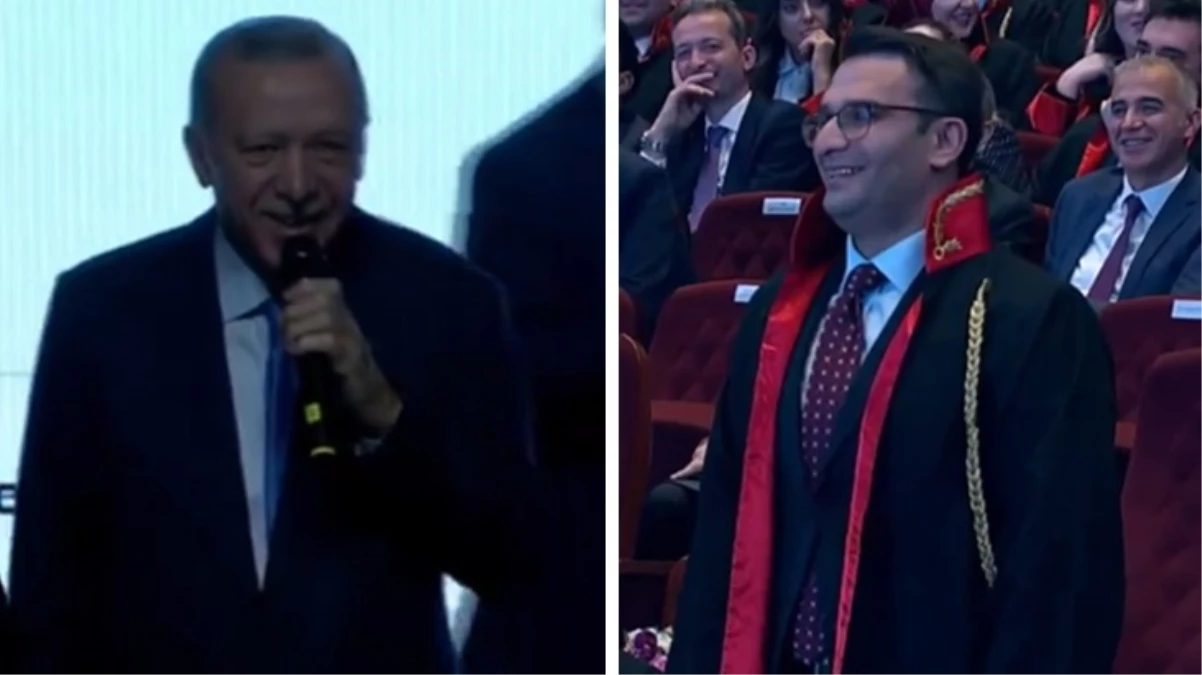 Cumhurbaşkanı Erdoğan ile savcı arasında gülümseten “boy” diyaloğu: Kıskandım seni