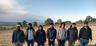Edirne'de 7 Nepal uyruklu kaçak göçmen yakalandı