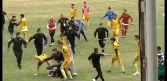 Tekirdağ'da Bölgesel Amatör Lig Maçında Futbolcular Arasında Kavga Çıktı