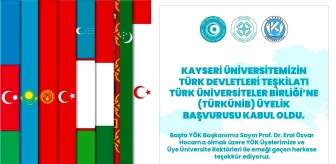 Kayseri Üniversitesi Türk Üniversiteler Birliği'ne üye oldu