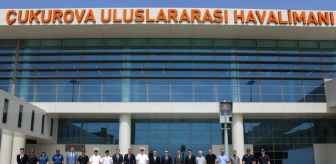 Mersin Valisi Ali Hamza Pehlivan, Çukurova Uluslararası Havalimanı'nda inceleme yaptı