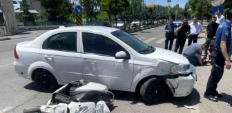 Siirt'te otomobil motosiklete çarptı: 1 yaralı