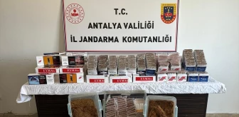 Antalya'da kaçak tütün operasyonunda 2 şüpheli gözaltına alındı