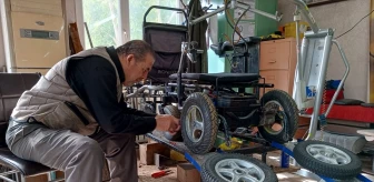 Engelli bireylerin akülü araçları ve tekerlekli sandalyeleri ücretsiz olarak bakım ve onarım yapılıyor