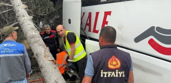 Isparta'da yolcu otobüsü kaza yaptı: 11 yaralı