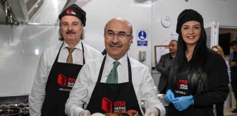 Vali Mahmut Demirtaş, Türk Mutfağı Haftası'nda pideli köfteyi hazırladı