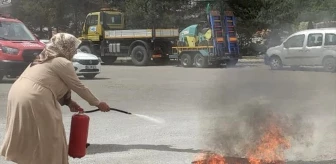 Ankara'da muhtarlara yaz öncesi yangın söndürme eğitimi verilmeye başlandı