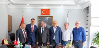 Balkan Rumeli Türkleri Konfederasyonu Ferizli Belediye Başkanı Mehmet Ata'yı ziyaret etti