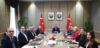 Cumhurbaşkanı Yardımcısı Cevdet Yılmaz, AB Komiseri Varhelyi ile görüştü