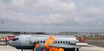 İstanbul Havalimanı'nda Yangın Tatbikatı Gerçekleştirildi