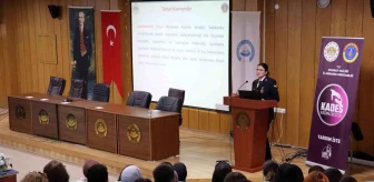 Aksaray Üniversitesi'nde Kadına Yönelik Şiddetle Mücadele Eğitimi Verildi