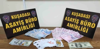 Kuşadası'nda kumar operasyonunda 6 kişiye ceza