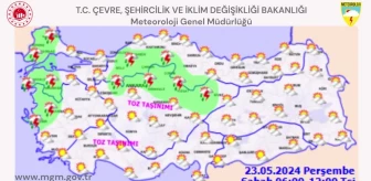 Meteoroloji'den Türkiye'nin büyük bölümüne uyarı: Yağış, toz taşınımı ve kuvvetli poyraz geliyor