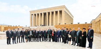 Türk Dünyası Barolar Birliği Toplantısı Öncesi Anıtkabir Ziyareti